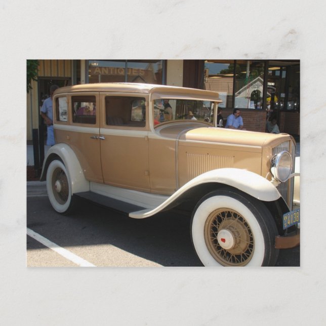 Carte Postale voiture classique (Devant)