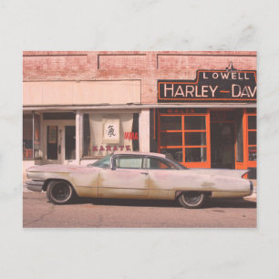 Carte Postale Voiture classique Vieux West Town