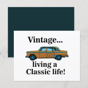 Carte Postale Voiture Classique Vintage