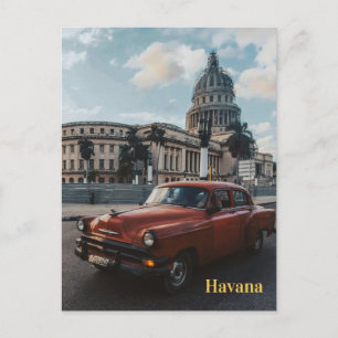 Carte Postale Voiture Classique Vintage La Havane Cuba