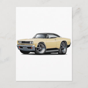 Carte Postale Voiture Coronet RT Tan-Black 1969