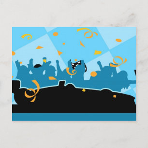 Carte Postale Voiture de course dans le Cercle du gagnant