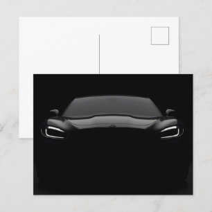 Carte Postale Voiture de luxe noire