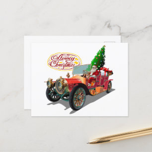 Carte Postale Voiture de Noël