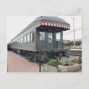Carte Postale Voiture De Passagers.  Chemin de fer de Strasbourg