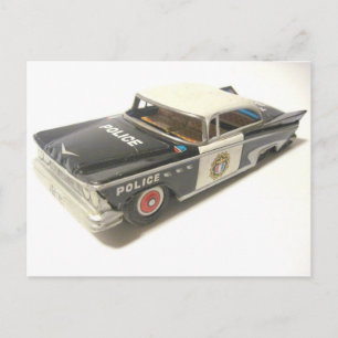 Carte Postale Voiture de police
