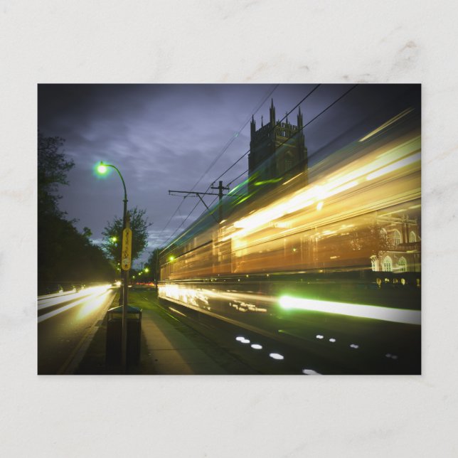 Carte Postale Voiture de rue NOLA la nuit (Devant)