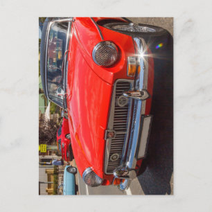 Carte Postale Voiture de sport MGB rouge classique