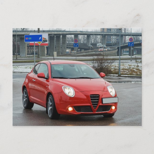 Carte Postale Voiture de ville (Devant)
