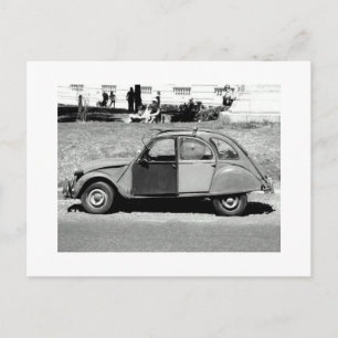 Carte Postale Voiture et ventilateur