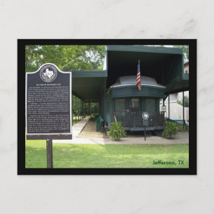 Carte Postale Voiture ferroviaire de Jay Gould