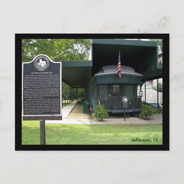 Carte Postale Voiture ferroviaire de Jay Gould (Devant)