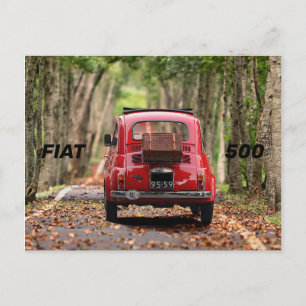 Carte Postale Voiture Fiat 500