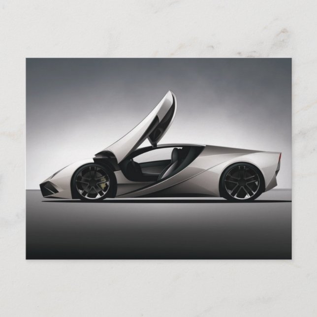 Carte Postale voiture moderne 07 (Devant)