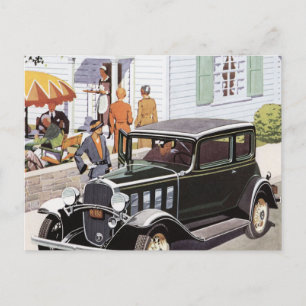 Carte Postale Voiture neuve