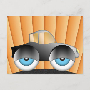 Carte Postale Voiture oeil