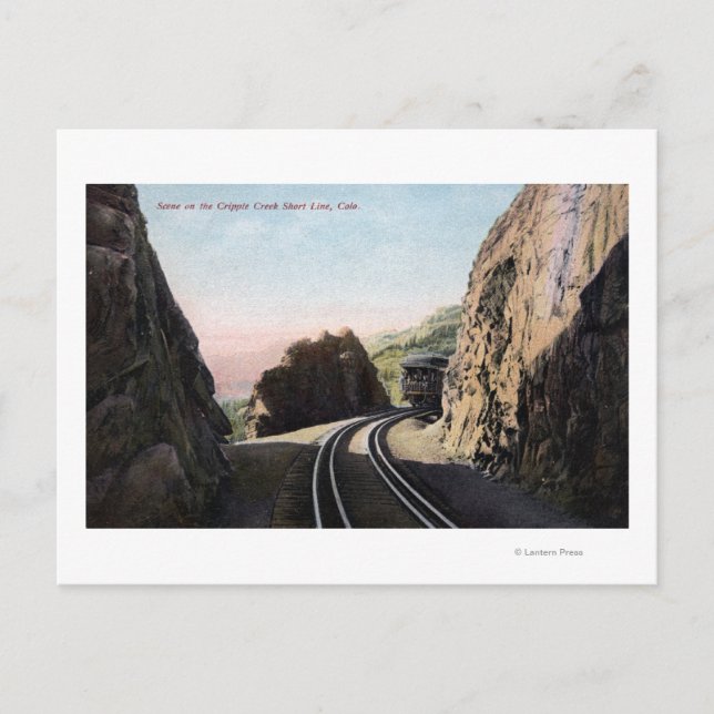 Carte Postale Voiture Railroad Short Line (Devant)