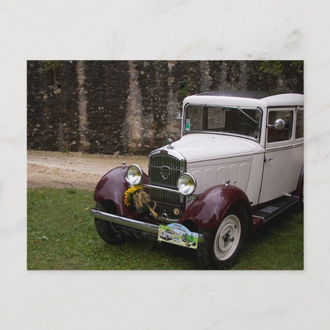 Carte postale Voiture Vintage (Devant)
