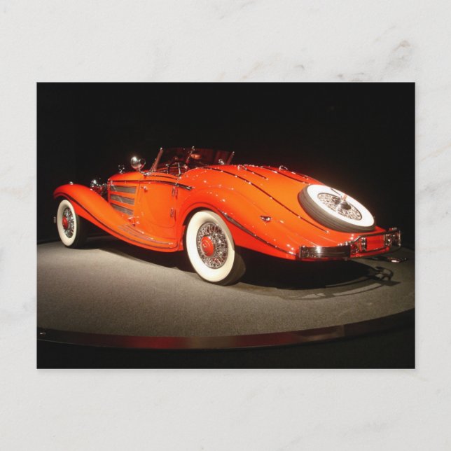 Carte Postale Voiture Vintage (Devant)