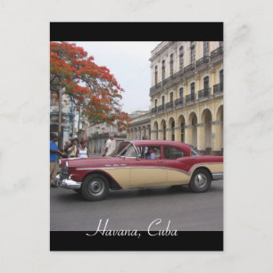 Carte Postale voiture vintage havana