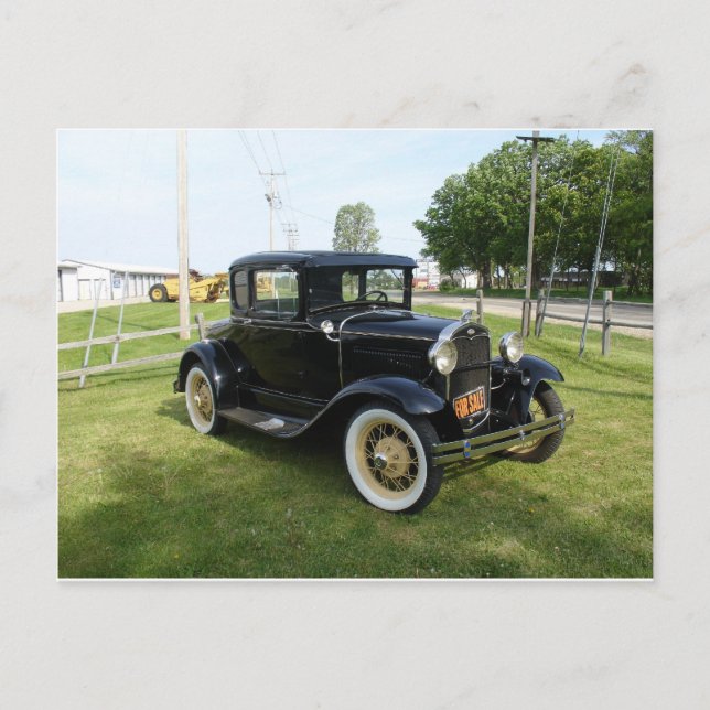 Carte Postale Voitures classiques (Devant)