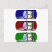 Voitures colorées