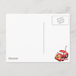 Carte Postale Voitures de course sur route