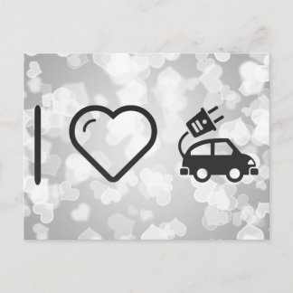 Carte Postale Voitures Électriques Cool