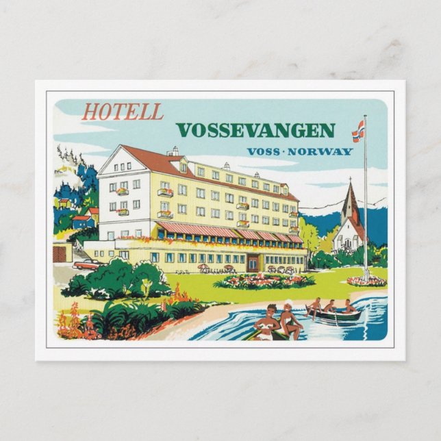 Carte Postale Voix vintage Norvège (Devant)
