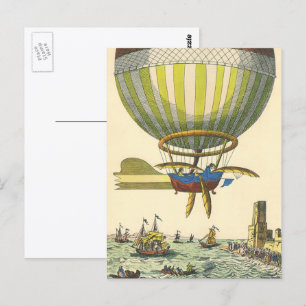 Carte Postale Vol Air Balloon