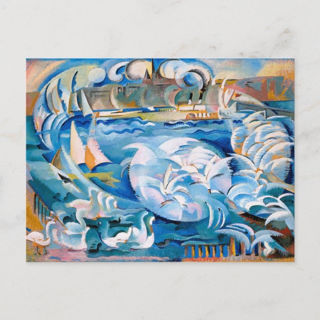Carte Postale Vol de mouettes par Alice Bailly (Devant)