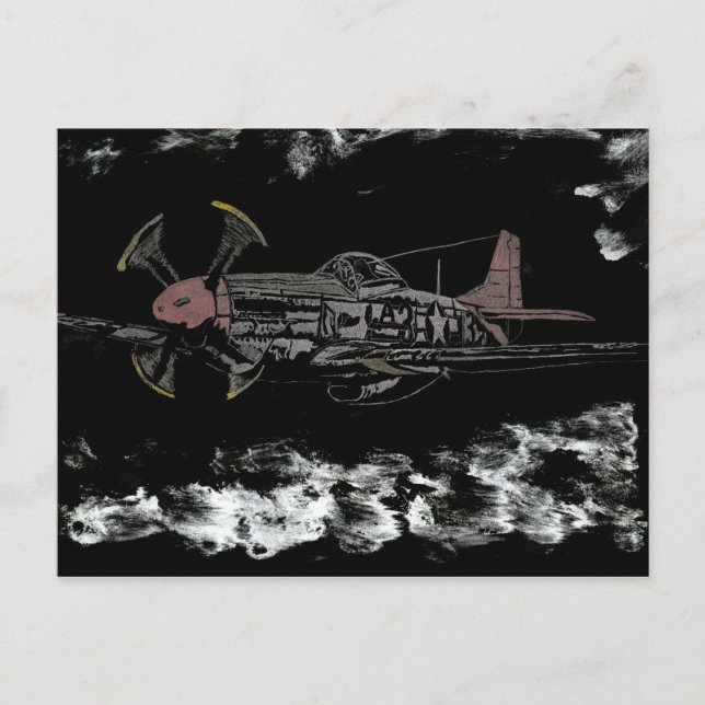 Carte Postale Vol de nuit Tuskegee (Devant)