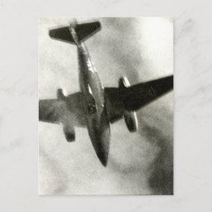 Carte Postale Vol final du ME-262 en 1945