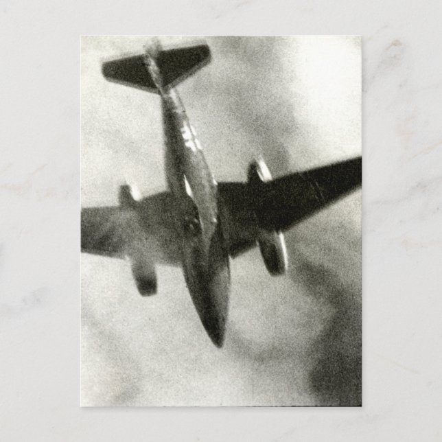 Carte Postale Vol final du ME-262 en 1945 (Devant)