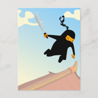 Carte Postale Vol Ninja