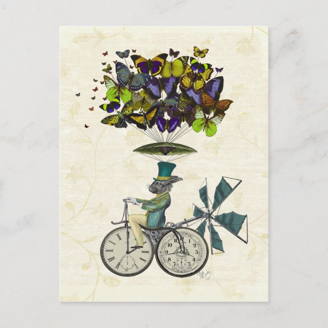 Carte Postale Vol temps Rabbit 3 (Devant)