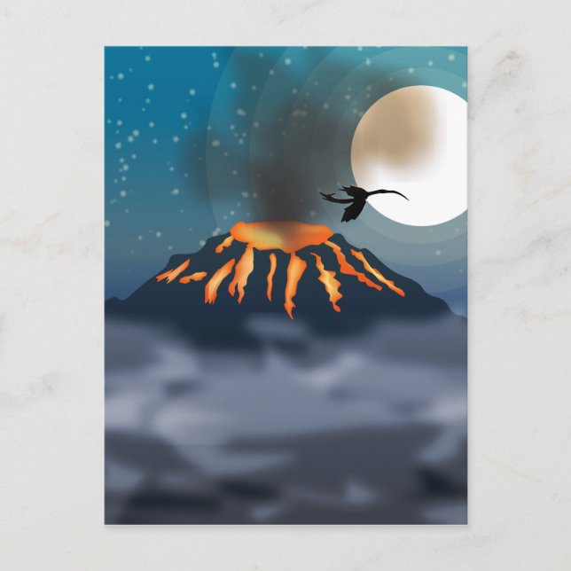 Carte Postale Volcan (Devant)