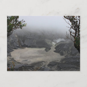 Carte Postale Volcan actif, Bandung Indonésie