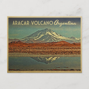 Carte Postale Volcan Aracar Argentine