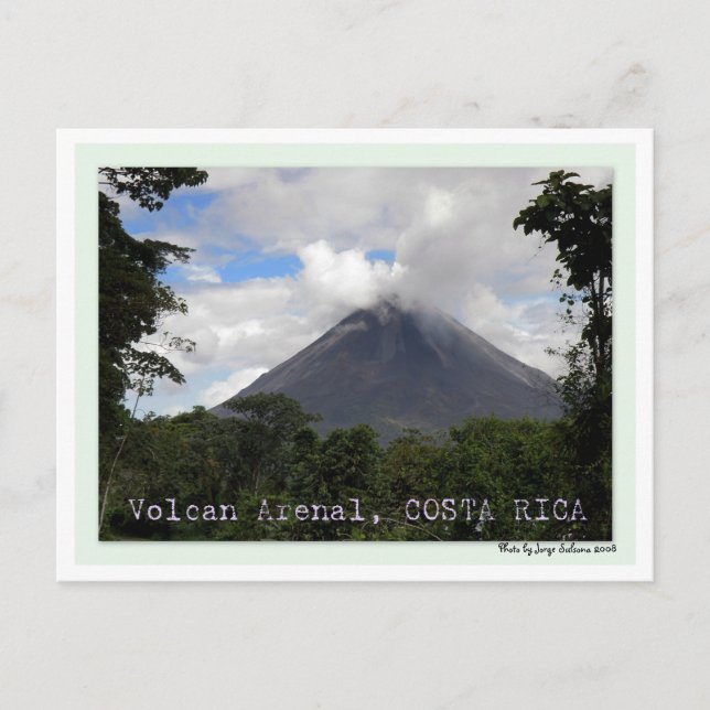 Carte Postale Volcan Arenal COSTA RICA (Devant)