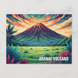 Carte Postale Volcan Arenal Costa Rica Voyage