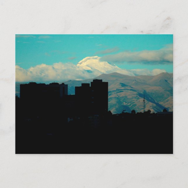 Carte Postale Volcan Cayambe (Devant)