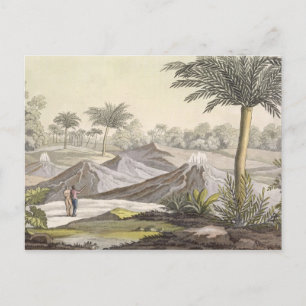 Carte Postale Volcan d'Ario di Turbaco près de Carthagène, Colom