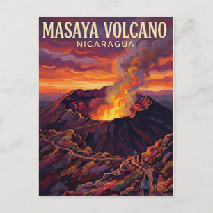 Carte Postale Volcan Masaya Nicaragua