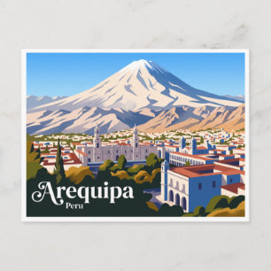 Carte Postale Volcan Misti Arequipa Pérou