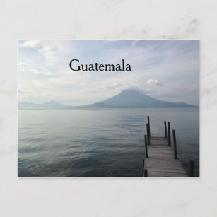 Carte Postale Volcan par le lac Atitlan Guatemala
