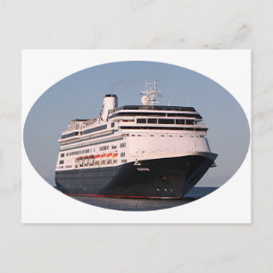 Carte Postale Volendam bateau de croisière ovale 6