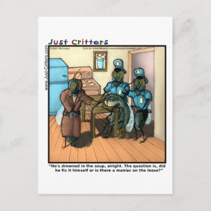 Carte Postale Voler dans la soupe