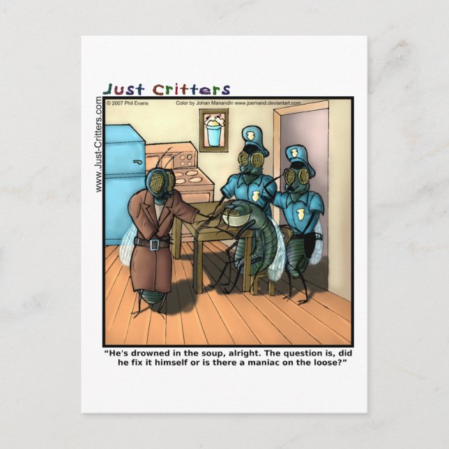 Carte Postale Voler dans la soupe (Devant)