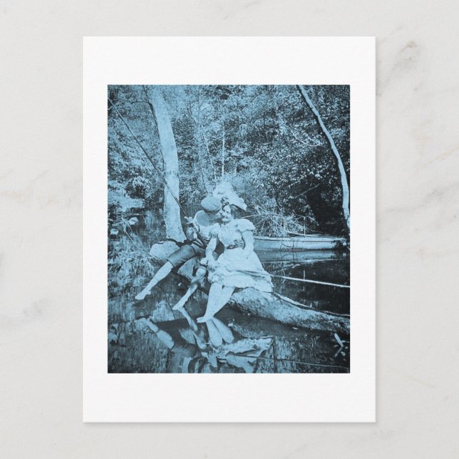 Carte Postale Voler un baiser (Cyanotope) (Devant)